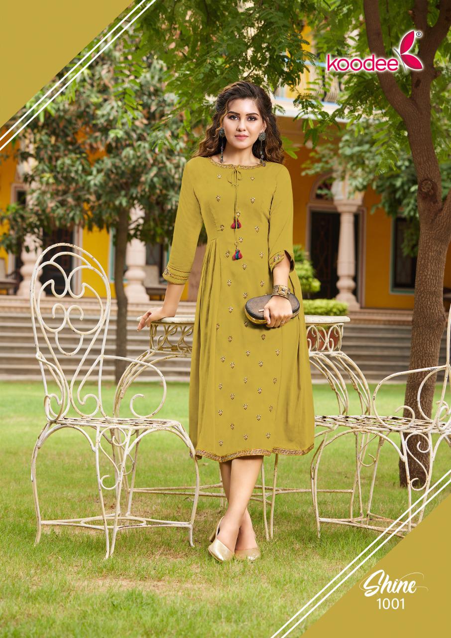 Shine By Koodee Designer Kurtis Catalog